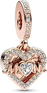 [PANDORA] Moments 14K Rose Gold Plated Hamsa Hand Pendant