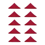 10x Cleanlink Microfibre General Cleaning/Surface Drying Towel Cloth 40x40cm Red