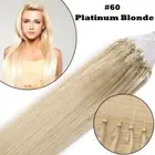 Micro Ring Loop Human Hair Extensions Micro Beads Micro Link 100% 0.5g Remy Hair