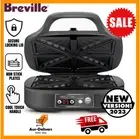 Breville 4-Slice Electric Jaffle Toastie Maker Snacks Press Sandwich Non-stick