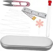 KOCKSHION Professional Beading Needles Soft Tape Measure Thimble Craft Kit for Bracelet Making