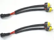 Splitter Wire Ceramic C H11 Two Harness Head Light Low Beam Female Plug Lamp Fit (for: Volvo)