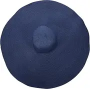 [FRCOLOR] Foldable Wide Brim for Women Summer Beach Hat Protection Extra Brim Stylish Sun Hat for Outdoor Activities for Vacation Navy
