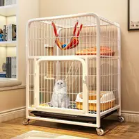 在飛比找樂天市場購物網優惠-兔籠 寵物圍欄 小型寵物圍欄 兔窩 貓籠別墅超大自由空間家用