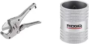 23498 Model RC-1625 Aluminum Ratchet Action 1/8" to 1-5/8" Plastic Cutter, Silve