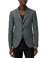 John Varvatos Rind Slim Fit Linen Jacket