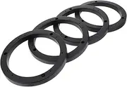 ULTECHNOVO 6 Inch Car Speaker Spacer Rings 2 Pairs Abs Mat Pad for Horn Repair Diy Audio