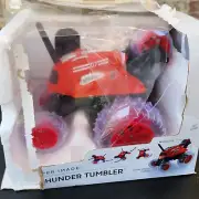 SHARPER IMAGE Red Thunder Tumbler 360 Spins, Wheelies Toy RC Car NEW Open Box