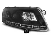 Phares LED DRL Inside for AUDI A6 4F C6 04-08 Xenon D2S Noir Livraison gratuite