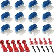 EPLZON Robotic Lawnmower Cable Connection with Gel Filling with Broken Wire Grounding Clip Claw Hook and Terminal for Lawnmower Robot Car Garden Outdoor