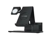 Multi-function 3-in-1 Wireless Fast Charge Charger Storage Pen Holder for Samsung Apple Mobile Phone Watch Headset Charger
