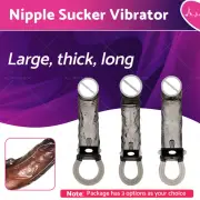 Vibrating Penis Extender Sleeve Cock Ring Extension Men Dildo Silicone Sex Toy