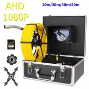 DVR 7" IP68 AHD 1080P Drain Sewer Pipeline Industrial Endoscope System 16GB Card