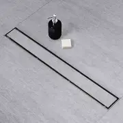 Linear Shower Drain, Linear Drain 24 Inch Invisible 2 in 1 Tile Insert and Flat