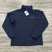 COLUMBIA Men’s Bowen Lake Soft Shell Jacket Coat Black Size Large NEW