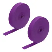 2pcs Elastic Bands for Sewing 1 Inch 20 Yards Purple Knit Elastic Spool