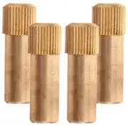 4pcs Shelf Pins Shelf Support Pegs Brass Pegs Bookshelf Pegs Wood Shelves
