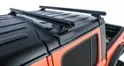 Rhino-Rack Heavy Duty 2 Bar Backbone Roof Rack w/ RCL Legs for Jeep JT 4dr Black