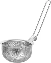 PEPLAYTAL Compact Portable Noodle Spoon Hotpot Basket Stainless Steel Mesh Strainer Versatile Cooking Skimmer for