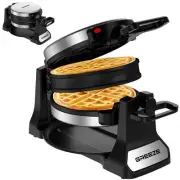 Waffle Maker Double Belgian Waffle Maker 180°Flip 1400W Waffle Iron 8 Slices ...