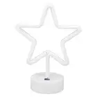 Warm Five Pointed Star Neon Lamp - USB Powered LED for Home Decor