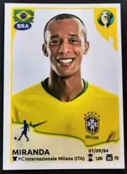 2019 PANINI Brazil Copa America STICKER #021 JOAO MIRANDA Brazil Edition