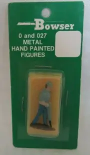 Bowser 013702 O Metal Hand Painted Figures - Workman with Jack Hammer - NEW