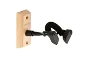 Hercules Auto-Grip Wall Mount Hanger Holder Rack w Wood Base for Viola Violin