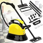 Portable Steam Cleaners for Home, 1500W Handheld Steam Mop Cleaner, Multipurpose Steamer with 21 Accessories, 0.8L Tank, for Car Seat, Upholstery, Sofa, Bathroom, Kitchen