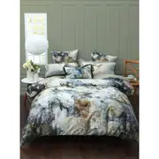 3pc MM Linen Queen Polly Bed Quilt Cover/Pillowcase Set