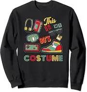 [keoStore] This is My 80s Costume 1980s Halloween Retro Vintage Sweatshirt ds802 Sweater