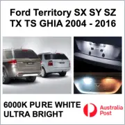 LED Number Plate White Light Globes Ford Territory SX SY SZ TX TS GHIA 2004-2016
