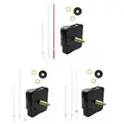 Replacement Clock Mechanism for DIY Wall Clocks in White and Red Design
