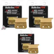 3x BaByliss PRO FX707Z Replacement Outlining Trimmer Blade Zero Gap T-Blade