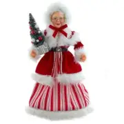 Kurt S. Adler KK0122 17.25 in. Kringle Klaus Peppermint Mrs. Claus