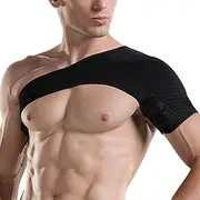 Shoulder Brace for Men and Women – Shoulder Support Brace Supports Shoulder Recovery & Shoulder Pain Relief, Rotator Cuff Tear Injury Recovery,Left-M