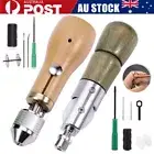 Leather Sewing Kit Canvas Craft Heavy Repair Speedy Stitcher Sewing Awl Tools AU