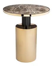 Statements by J Taylor Faux Marble Top End Table