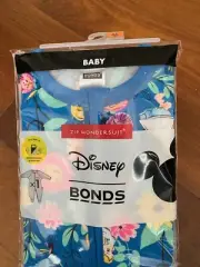 Bonds Disney Alice In Wonderland Zip Wondersuit Size 00 BNIP