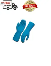 Ultra Touch Blue Silverlined Latex Rubber Gloves