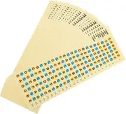 VINTORKY Guitar Trainer Notes 20pcs Fretboard Stickers Scale Stickers Accessories Easy Stick Peel Guitar Neck Notes