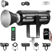 Godox SL300III D LED Light for Photography Support 2.4G Wireless Video Light X System 360° One-Piece U-Bracket Colour Temperature Range 5600K ± 200K of App Control