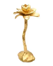 Alice Pazkus 13inh Gold Candle Holder NoSize