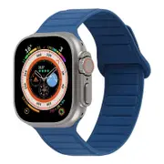 Silicone Magnetic Watch Bands Adjustable Loop Strap for Apple Watch-8