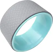 KICHOUSE Yoga Wheel Skid Fitness Roller for Backbend Training Grey Ring for Waist Shape Essential Yoga Tool for Flexibility and Muscle Building