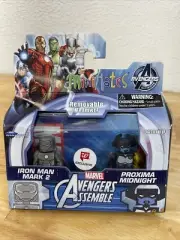 Marvel Minimates AVENGERS ASSEMBLE Iron Man Mark 2 & Proxima Midnight- AA2