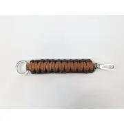 Bottega Veneta Matt Calf Key Ring in Brown/Black BNWB OS