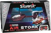 FLYBOTIC 84782 Air Stork by Silverlit, Remote Controlled Helicopter, Children's Toy, Infrared Technology, Easy Control, 18 cm, Blue or Yellow, from 10 Years