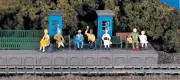 NEW Bachmann 42342 Sitting Passengers 6 HO Scale FREE US SHIP