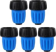 5 Pcs Drip Irrigation 3/4" to 1/2" Irrigation Tubing Faucet Adapter,US Standard Irrigation Hose Connector for 1/2 inch Irrigation Tubing & 3/4 Inch Faucet,Garden Hose GHT 3/4 Thread Faucet Adapter